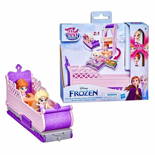 Набор игровой Disney Frozen Холодное сердце Twirlabouts Делюкс F18235L0, мини куклы Эльза и Анна