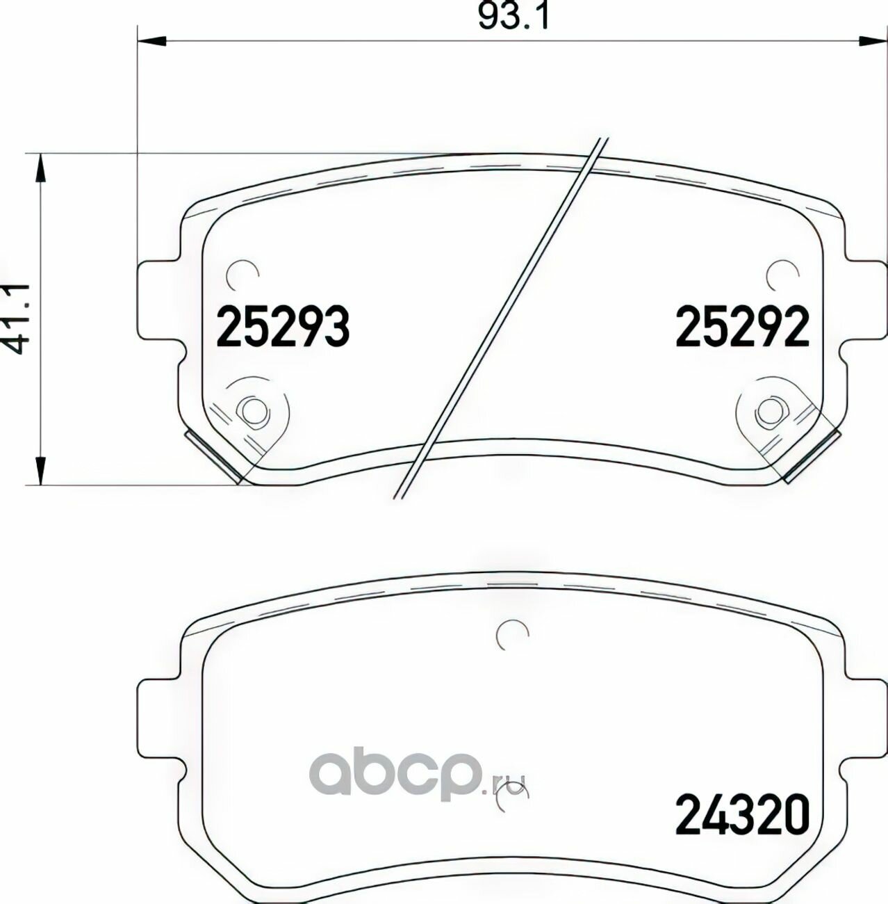 Колодки дисковые задние для ceed/rio/sportage, accent/i20/i30/ix35 Nisshinbo NP6069