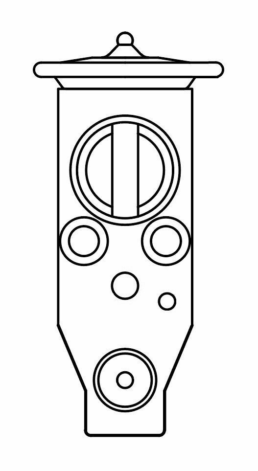 Клапан расширительный кондиционера (ТРВ) для автомобилей Qashqai (06-)/X-Trail (T31) (07-) LTRV 1400 LUZAR