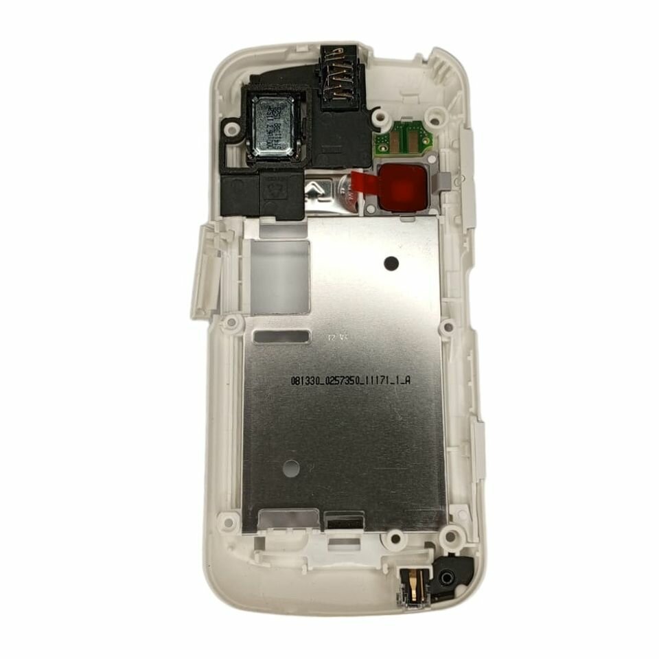 Задняя часть нижнего слайдера в сборе для Nokia C6-00 (Цвет: White) OEM