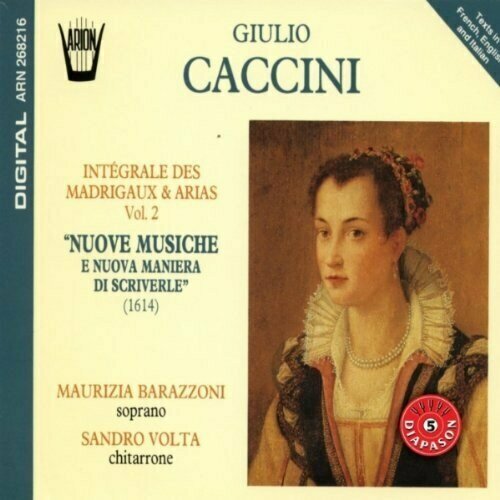 AUDIO CD Caccini. Madrigals and Arias vol. 2 (Barazzoni, Volta). 1 CD