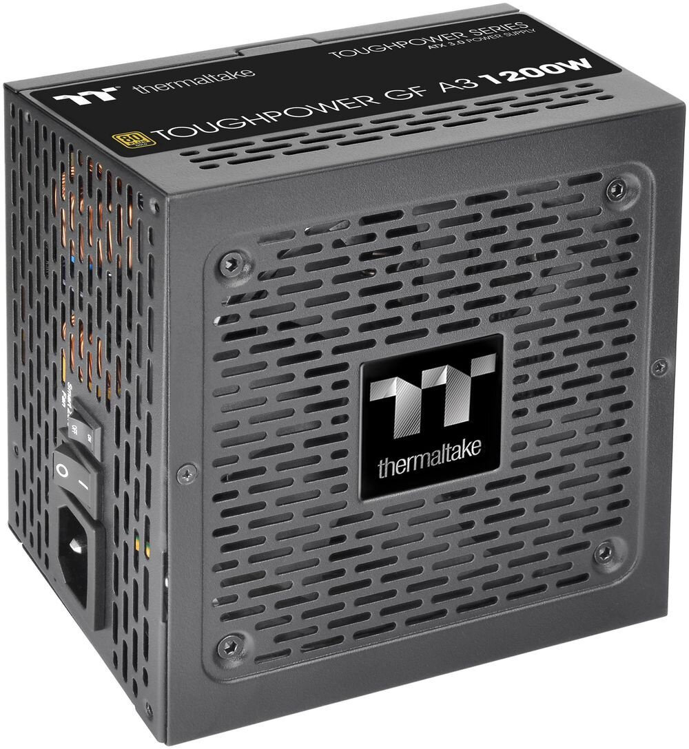 Блок питания Thermaltake ATX 1200W Toughpower GF A3 Gen.5 80+ gold 24pin APFC 140mm fan 12xSATA Cab Manag RTL