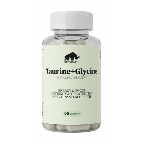 PRIMEKRAFT Биологически активная добавка к пище Taurine+Glycine, 90 шт