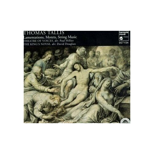 AUDIO CD Tallis: Lamentations, Motets, String Music - by Thomas Tallis, Theatre of Voices, Paul Hillier. 1 CD