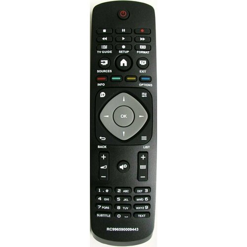 Пульт для Philips 398G (RC996590009443) / 9965 900 09443 пульт для телевизора philips 9965 900 09443 398gr8b