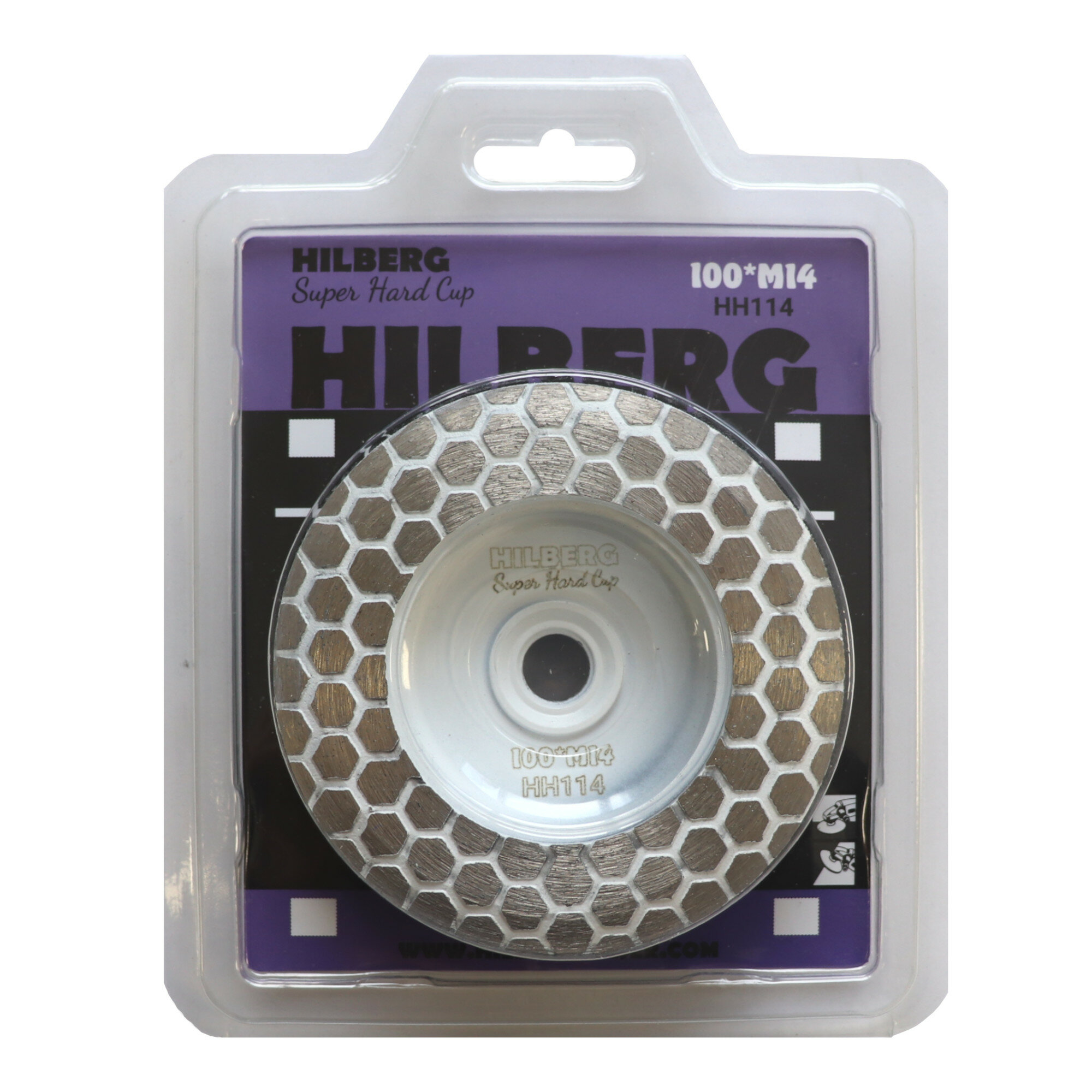 Чашка алмазная по керамике и керамограниту 100*M14 Hilberg Super Hard Cup