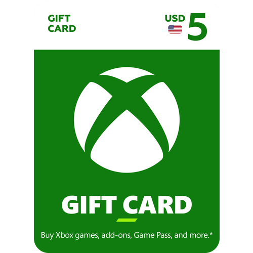 Пополнение счета Xbox на 5 USD ($) Америка / Код активации USD / Подарочная карта Иксбокс / Gift Card XBOX пополнение счета nintendo eshop на 5 usd $ код активации доллары подарочная карта нинтендо ешоп gift card сша