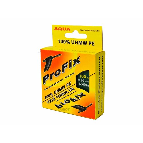 Шнур плетеный Aqua ProFix dark-green 100м 0e96c829-bec8-11e7-880c-94de807b1f37 леска flagman force active feeder 150м 1e0d16f6 bed0 11e7 880c 94de807b1f37