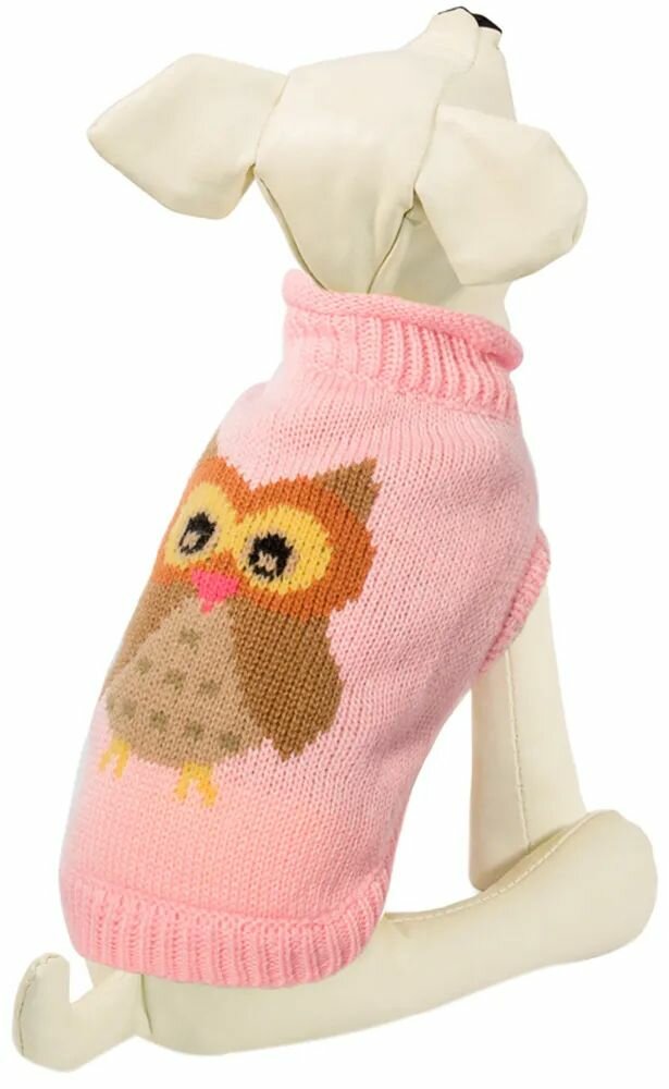 Свитер TRIOL свитер для собак Сова розовый (XXL)