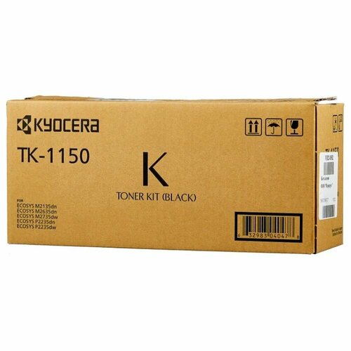 тонер туба colouring tk 1150 для принтеров kyocera ecosys m2135 m2135dn m2635 m2635dn m2735 m2735dw p2235 p2235dn p2235dw 3000 копий Картридж Kyocera TK-1150