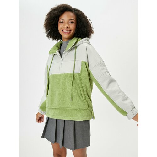 фото Худи koton, размер 34, серый