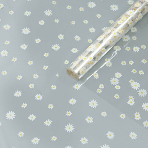 Пленка для цветов Маргаритка белыйжелтый 07 х 82 м 40мкм 539₽