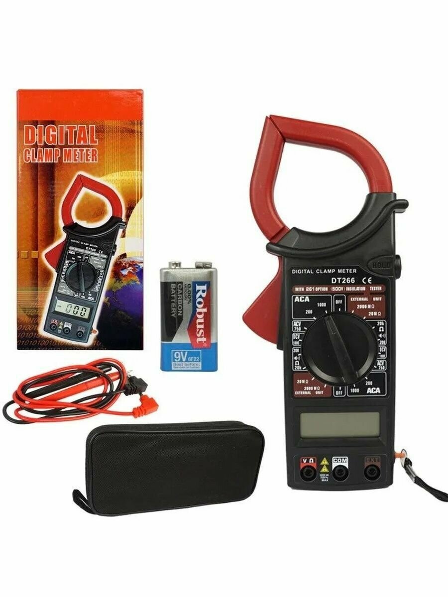 Мультиметр цифровой токовые клещи Digital clamp meter DT266