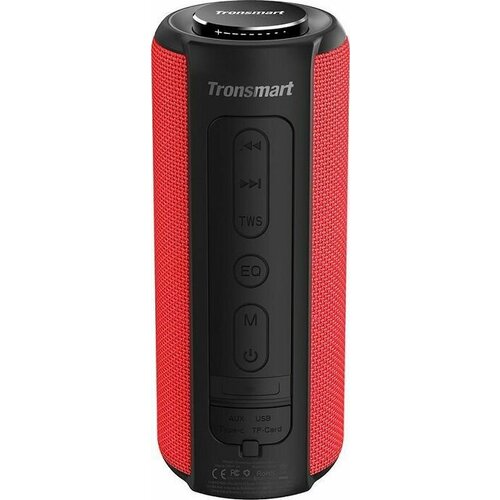 Динамик Tronsmart Element T6 Plus красный (349454) портативная акустика tronsmart element t6 plus upgraded 40 вт черный