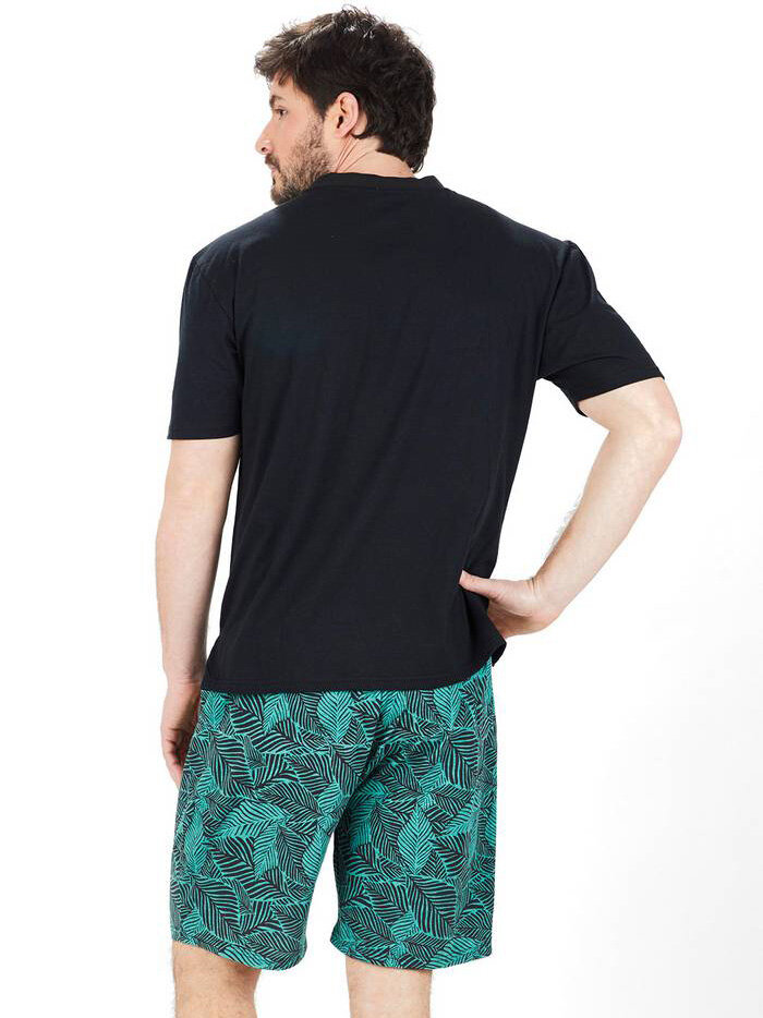 Мужская пижама домашняя одежда футболка и шорты M - фотография № 2