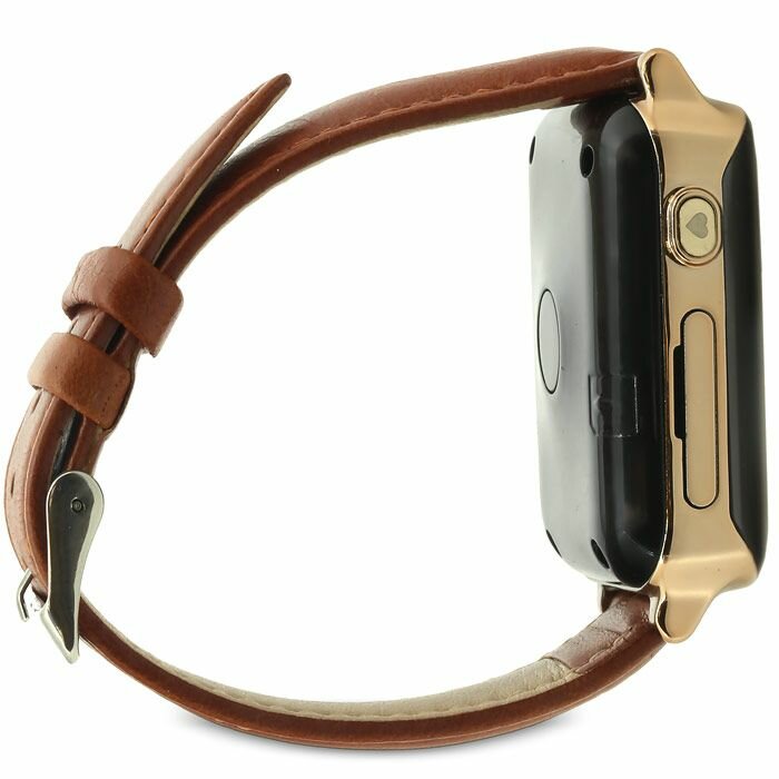 Умные часы с GPS Smart Watch D100 Gold — фото 3