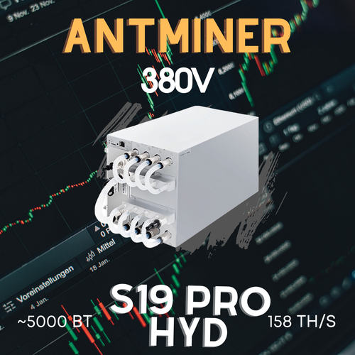 ASIC Майнер BITMAIN ANTMINER S19 PRO Hyd 158TH/s