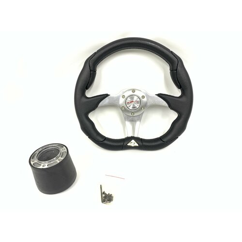 Спортивный руль 5106PVCчёрный с адаптером на ВАЗ 2101210221032104210521062107 3190₽