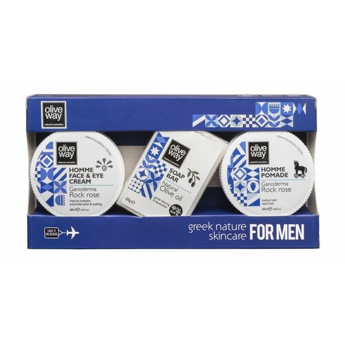 Oliveway Набор для ухода за кожей для мужчин Греческая природа 7744₽