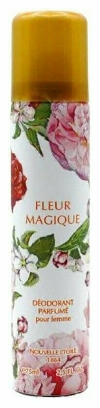 Новая Заря Дезодорант парфюмированный для женщин Fleur Magique, 75 мл