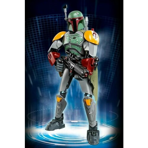 Конструктор KSZ Фигурка Боба Фетт 325 144+ деталей pg601 pg628 arc клон troopers rex shock мандалориан джанго боба фетт сборные строительные блоки stormtroopers кирпичные фигурки игрушки