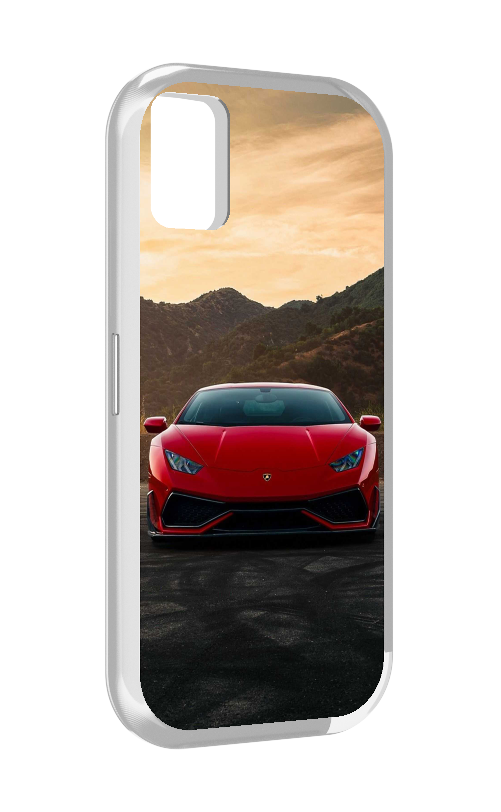 Чехол MyPads lamborghini ламборгини 1 мужской для UMIDIGI A11 задняя-панель-накладка-бампер