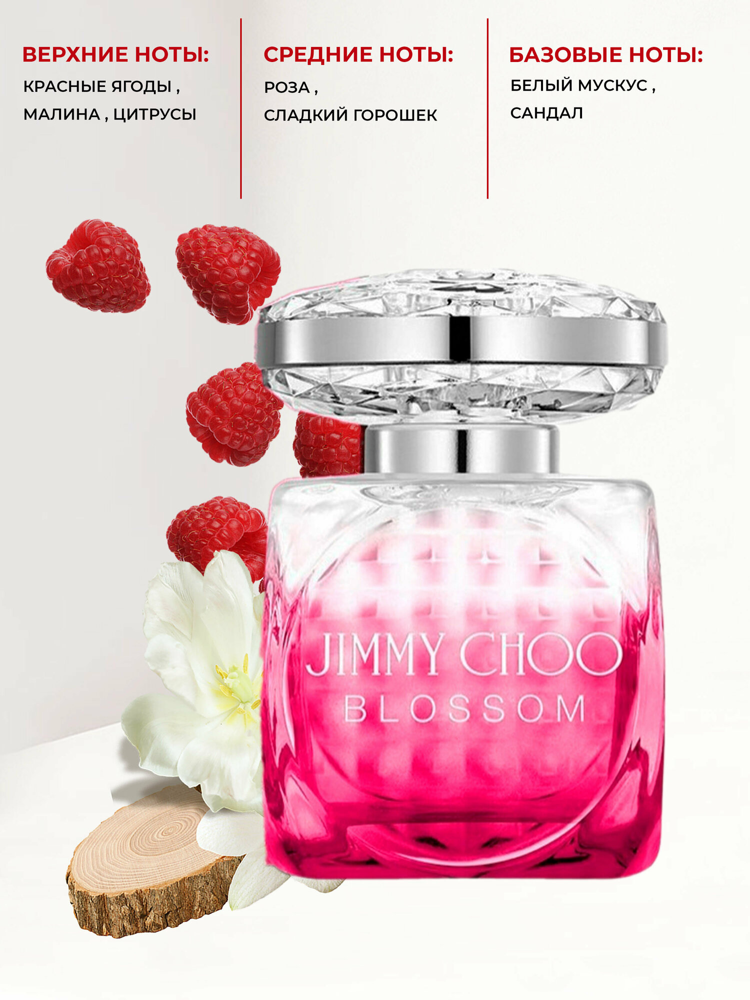 Женская парфюмерная вода Jimmy Choo Blossom, 40 мл