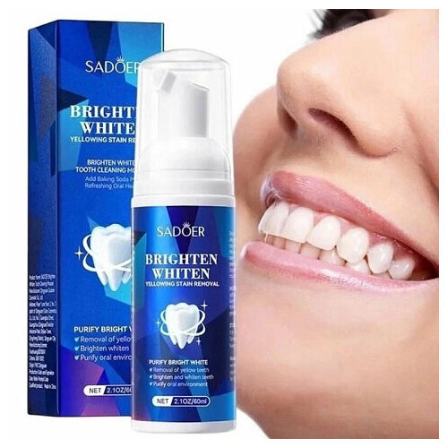 Мусс отбеливающий для зубов SADOER Brighten Whiten 60мл