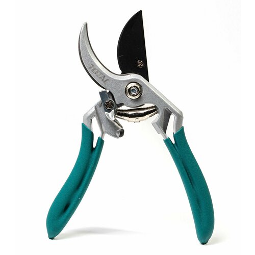 Секатор TOTAL с алюминиевым корпусом, ручки с нескользящим покрытием