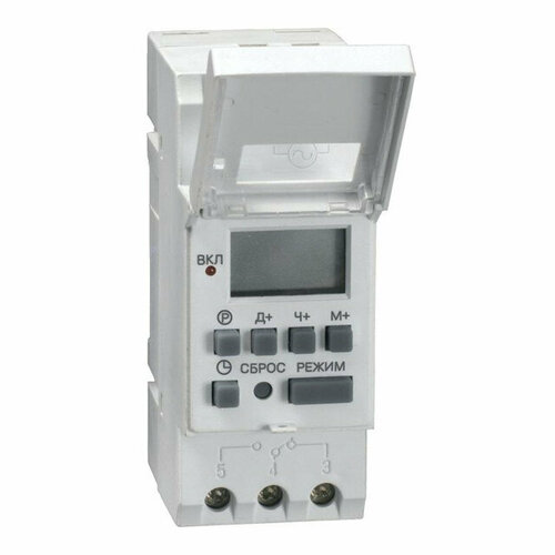 Таймер iek karat на din-рейку тэ15 цифровой 16а 230в 6592₽