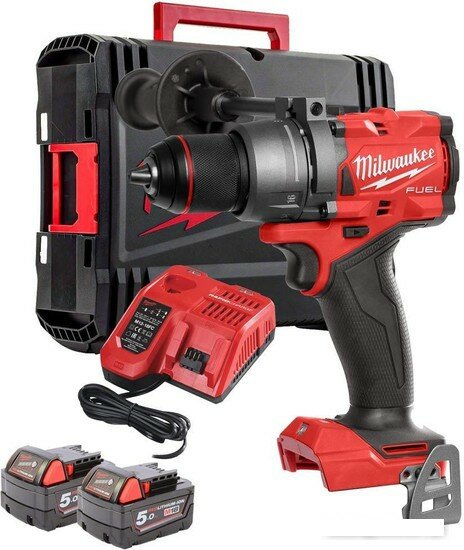 Шуруповёрт Milwaukee M18 FUEL M18FPD3-502X 4933479860 (с 2-мя АКБ, кейс)