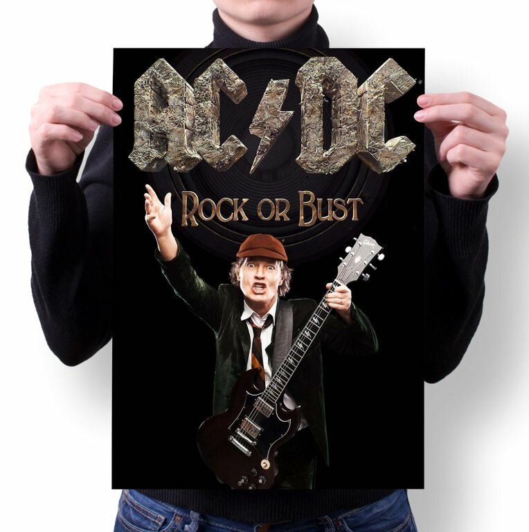 Плакат AC/DC Эй-си/ди-си №6 А4