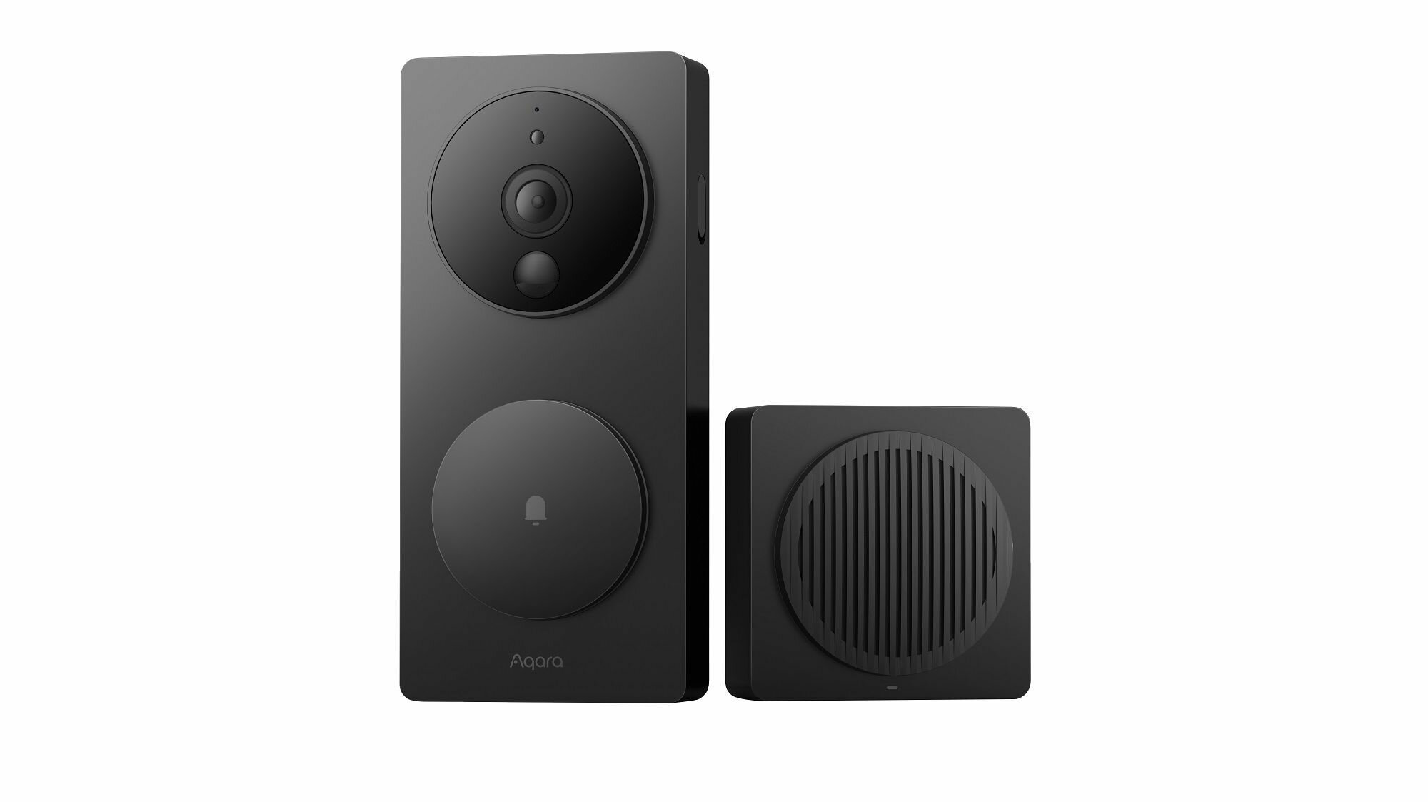 Видеозвонок умный Aqara Smart Video Doorbell G4, Работает с Apple Home, поддерживает Защищённое видео HomeKit.