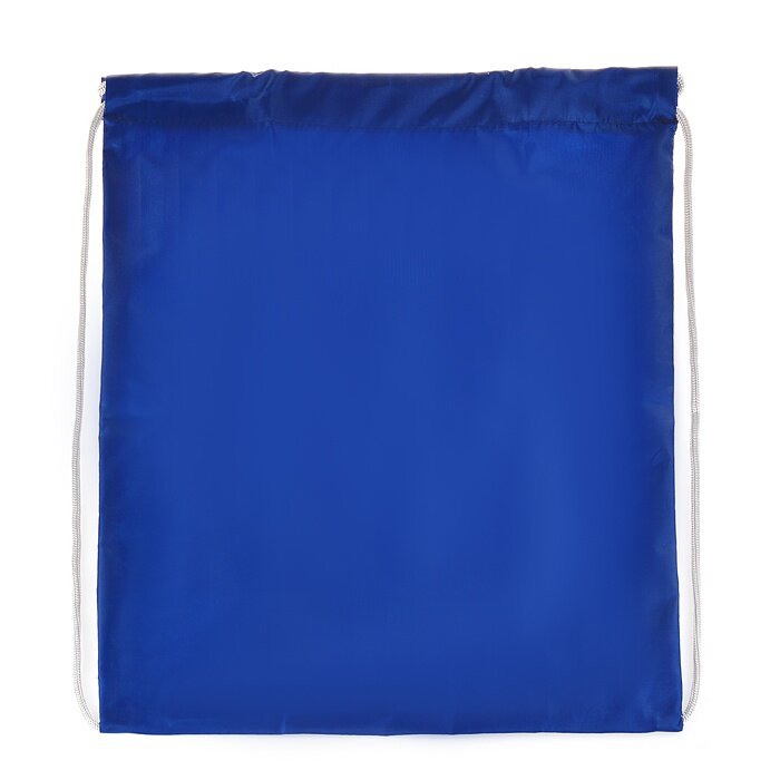 фото Сумка для обуви Пчелка серебристый шнурок, темно-синяя (СДС-2)