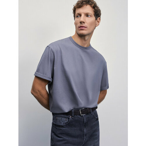 фото Футболка zarina, размер xl (ru 52)/182, серый