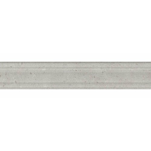 Керамическая плитка KERAMA MARAZZI BLF010R Риккарди серый светлый матовый структура обрезной Бордюр 7,3x40 (цена за 20 шт)