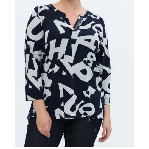 Пуловер Via Appia Due, размер 50, серый, синий