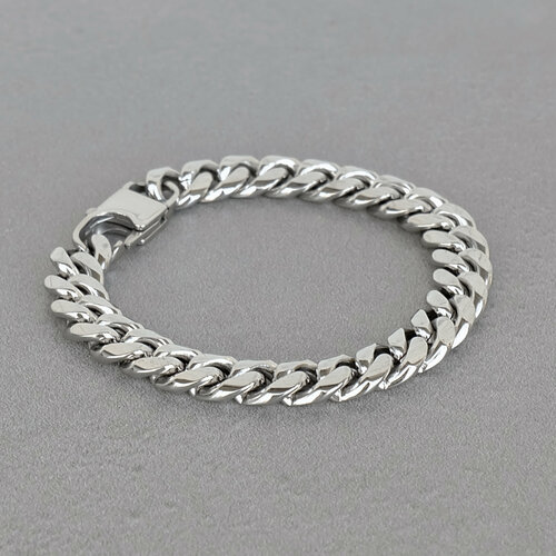 фото Браслет-цепочка ruby-ruby, размер 19.5 см, размер s, серебряный