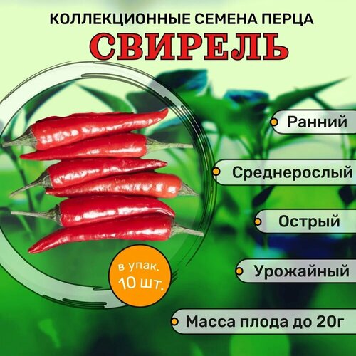 Коллекционные семена перца острого Свирель