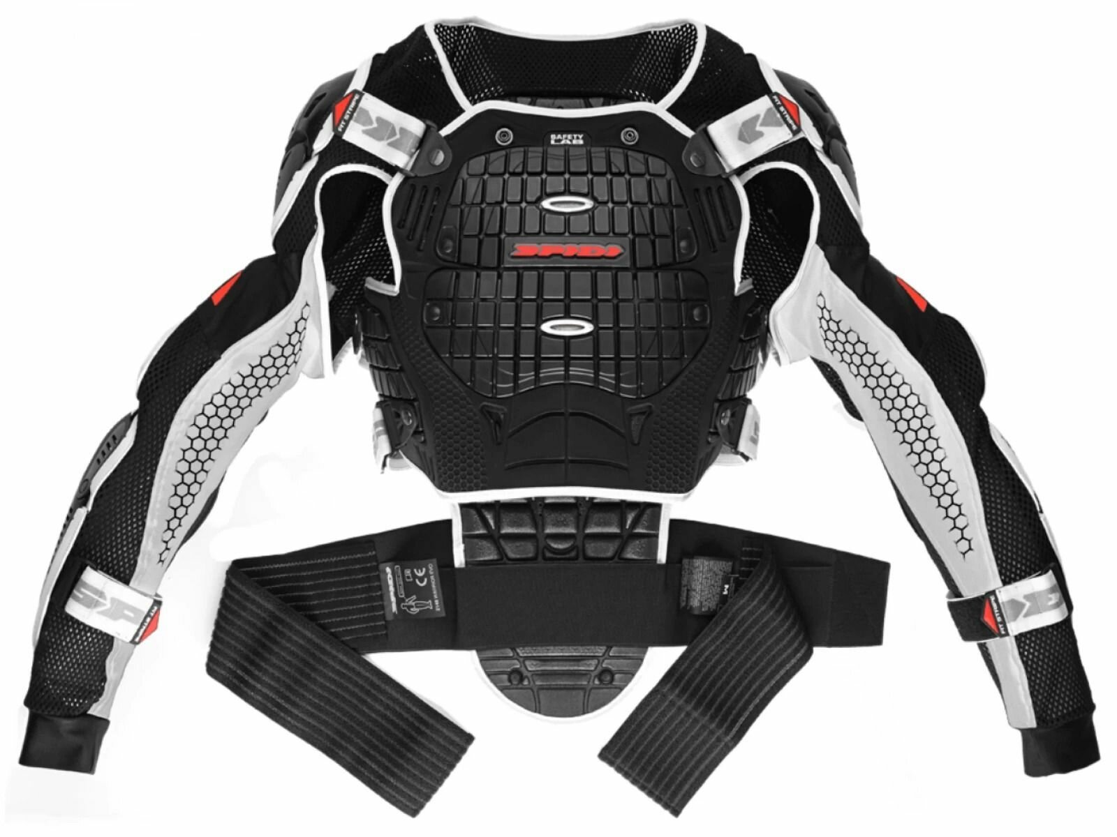 Моточерепаха SPIDI WARRIOR Black/White, L — купить в интернет