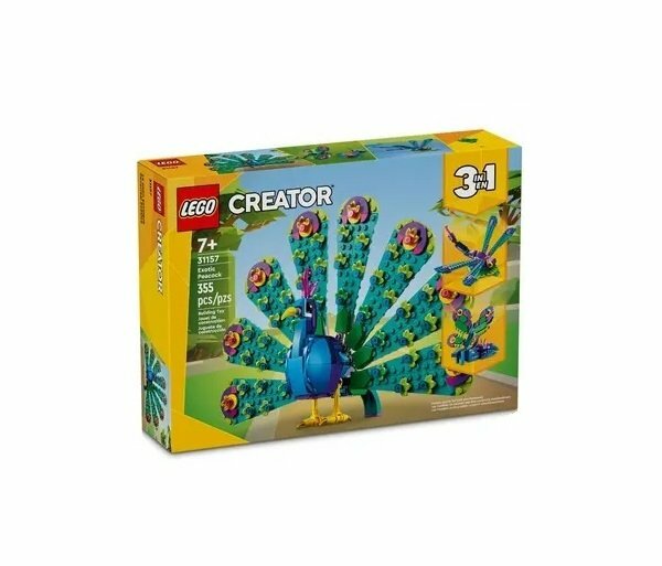 Конструктор LEGO Creator 31157 Экзотический павлин 3 в 1