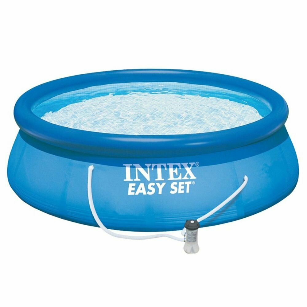 Бассейн Intex Easy Set надувной 3853л d305см синий - фото №8