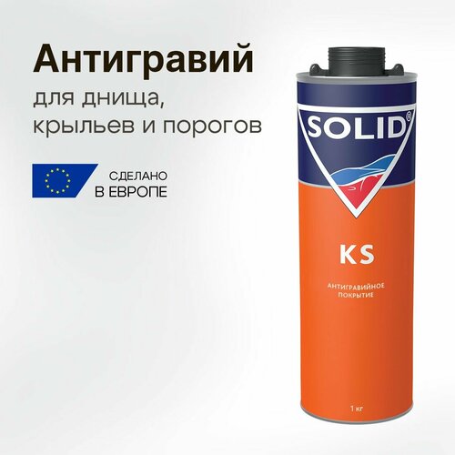 Антигравий для автомобиля черный Solid KS, 1000 мл