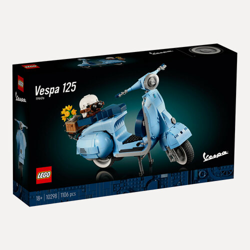 Изображение товара Конструктор LEGO Icons 10298 Vespa-125 Итальянский скутер в стиле ретро Веспа -125, 1106 дет.