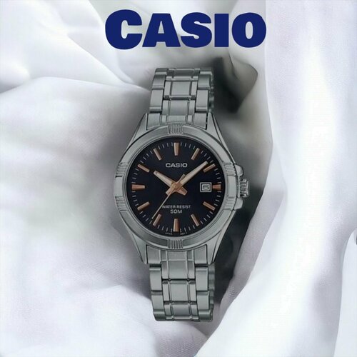 фото Наручные часы casio, серебряный