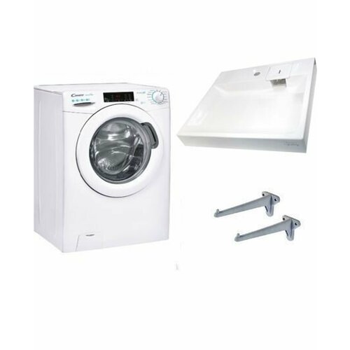 Candy smart pro CSO34 106T12-07 с паром и раковина над стиральной машиной Solo Jazz 50 3905000₽