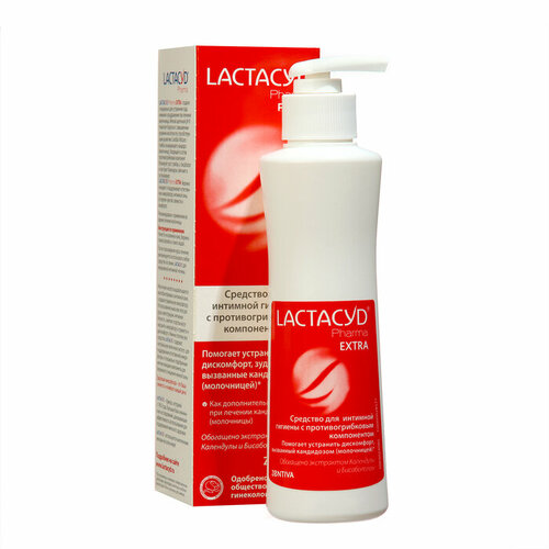 набор свежесть лактацид lactacyd set classic fresh комплект из 2 шт Средство для интимной гигиены Лактацид Фарма Экстра при лечении кандидоза 250 мл