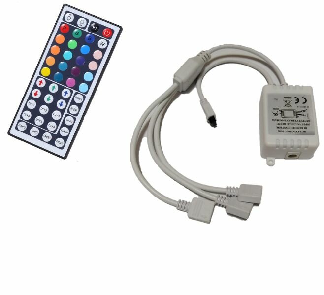 Контроллер для 3-х светодиодных ленты RGB control box с пультом