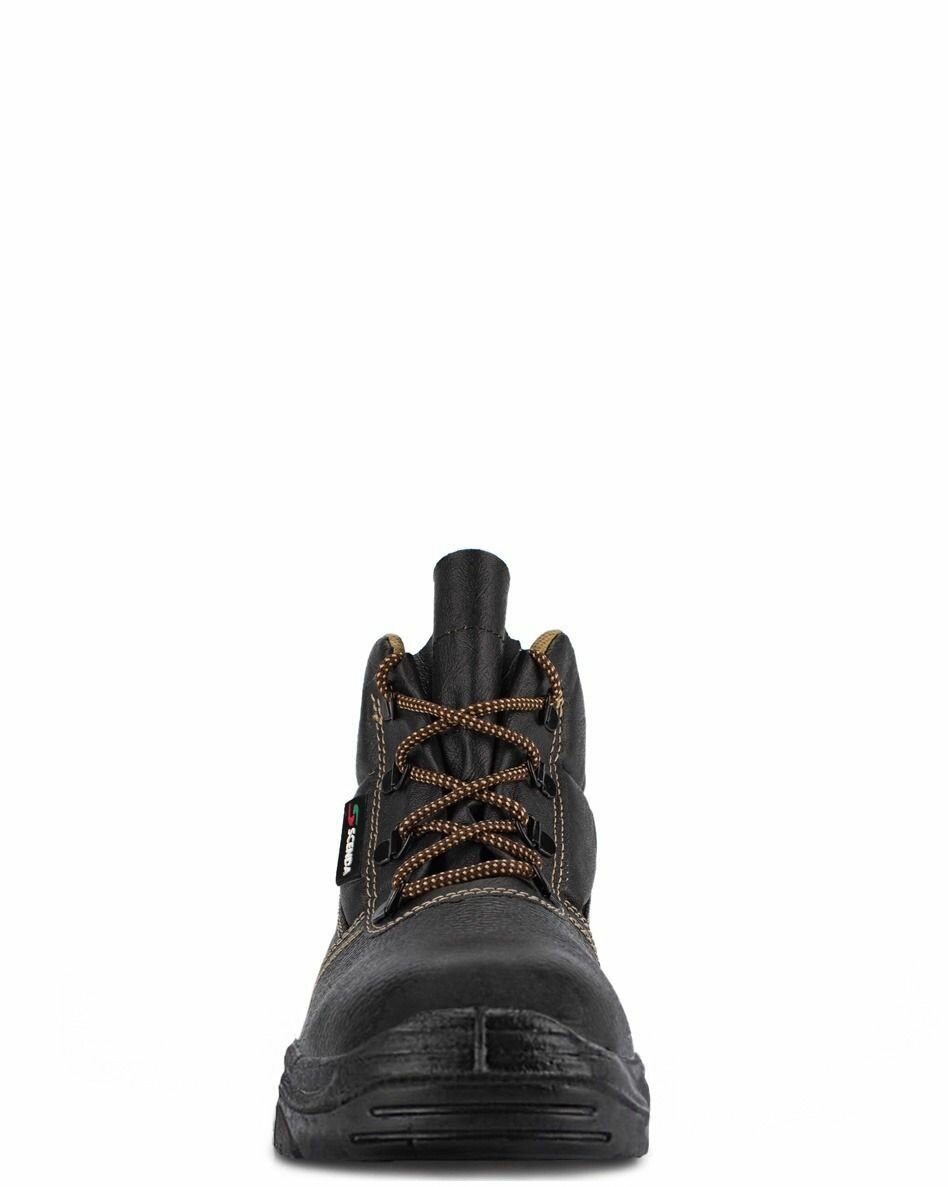 Ботинки рабочие "Стикс", натуральная кожа, ПУ, 42 размер, черный цвет, демисезон, унисекс