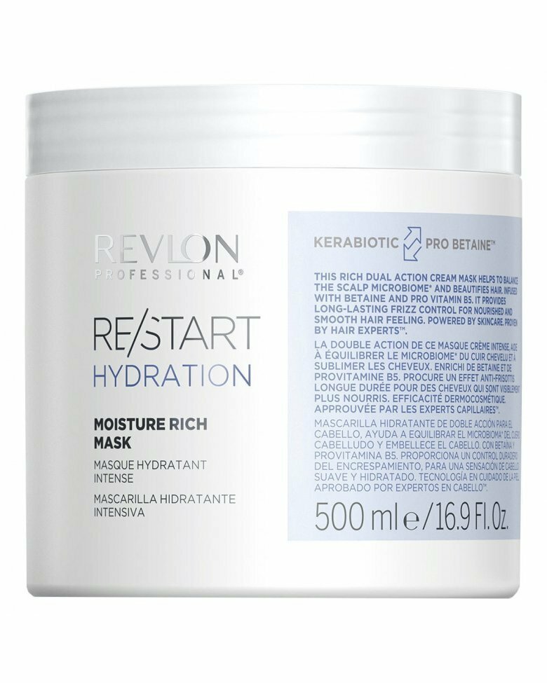 Revlon Professional Restart Hydration Moisture Melting Cond, Маска интенсивная увлажняющая, 500 мл